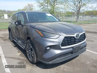 2024 Toyota Highlander LE with VIN 5TDKDRBH6RS552634, listed as a IAAI auction lot 42086919 with 12,606 mi miles and . Bid and sale history available at DreamBid. Image 1.