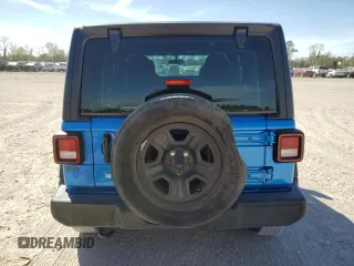 2022 Jeep Wrangler Unlimited Sport with VIN 1C4HJXDN8NW173946, listed as a Copart auction lot 48877615 with Not Provided miles and Salvage Title. Bid and sale history available at DreamBid. Image 6.