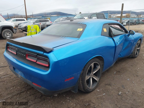 2015 Dodge Challenger R/T with VIN 2C3CDZAT3FH816496, listed as a IAAI auction lot 41194361 with 1 mi miles. Bid and sale history available at carsss.com. Image 4.