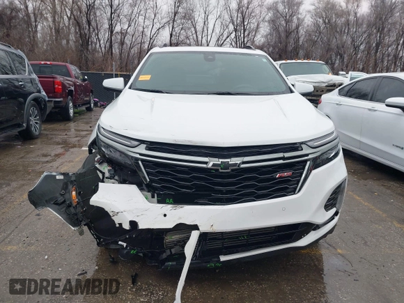 2022 Chevrolet Equinox RS with VIN 3GNAXMEVXNS118530, listed as a IAAI auction lot 41452469 with 53,217 mi miles and . Bid and sale history available at DreamBid. Image 12.