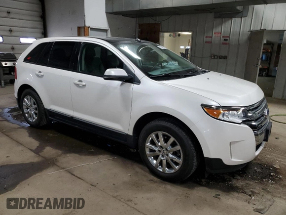 2013 Ford Edge SEL with VIN 2FMDK3J96DBB26373, listed as a Copart auction lot 53046955 with 169,715 mi miles and Clean Title. Bid and sale history available at carsss.com. Image 4.