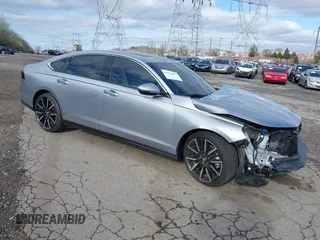 2024 Honda Accord Touring with VIN 1HGCY2F80RA050095, listed as a IAAI auction lot 41924407 with 26,454 mi miles and . Bid and sale history available at DreamBid. Image 1.