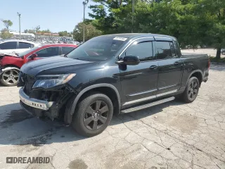 2018 Honda Ridgeline Black Edition with VIN 5FPYK3F87JB005203, listed as a Copart auction lot 70779194 with 75,708 mi miles and Salvage Title. Bid and sale history available at carsss.com. Image 1.