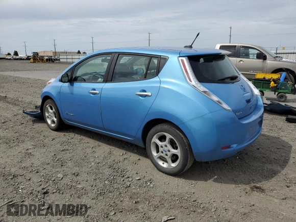 2013 Nissan LEAF SV with VIN 1N4AZ0CP0DC418510, listed as a Copart auction lot 56605165 with 101,509 mi miles and Salvage title. Bid and sale history available at DreamBid. Image 2.
