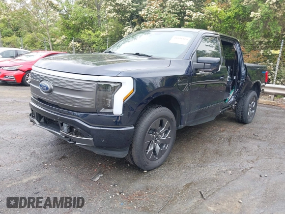 2023 Ford F-150 Lightning Pro with VIN 1FTVW1EL7PWG11924, listed as a IAAI auction lot 41991819 with 20,450 mi miles and . Bid and sale history available at DreamBid. Image 2.