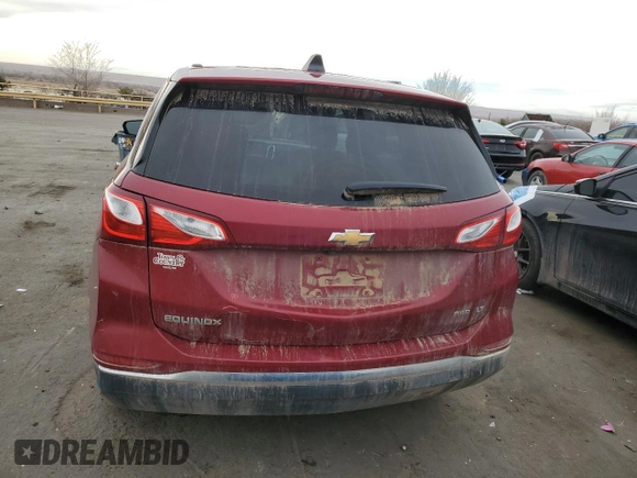 2018 Chevrolet Equinox LT with VIN 3GNAXSEV4JS530280, listed as a Copart auction lot 45481235 with 116,804 mi miles and Salvage Title. Bid and sale history available at carsss.com. Image 6.