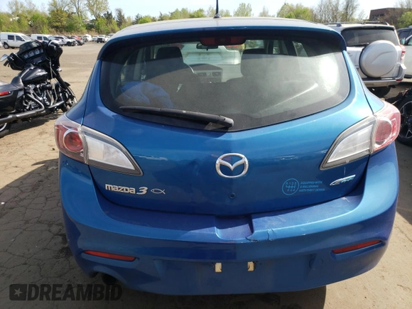 2012 Mazda 3 i Touring with VIN JM1BL1L81C1660179, listed as a Copart auction lot 55301335 with 159,677 mi miles and Clean Title. Bid and sale history available at DreamBid. Image 6.