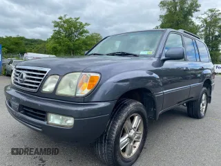 2007 Lexus LX 470 z VIN JTJHT00W674021577, wystawiony jako Copart lot #59510665 z przebiegiem 270 615 mil mil oraz Czysty tytuł • Clean title. Historia ofert i sprzedaży dostępna na DreamBid. Obrazek 2.