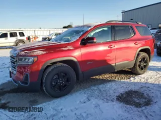 2021 GMC Acadia AT4 with VIN 1GKKNLLS9MZ167195, listed as a Copart auction lot 86845644 with 46,308 mi miles and Salvage Title. Bid and sale history available at carsss.com. Image 1.