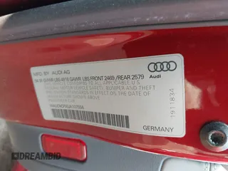 2018 Audi A5 Sportback Prestige с VIN WAUCNCF55JA107556, выставлен на аукционе IAAI как лот 42390733 с пробегом 90 402 миль миль и . История ставок и продаж доступна на DreamBid. Изображение 9.