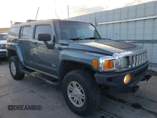 2007 Hummer H3 SUV with VIN 5GTDN13E078227404, listed as a Copart auction lot 78412944 with 155,757 mi miles and Clean Title. Bid and sale history available at carsss.com. Image 4.