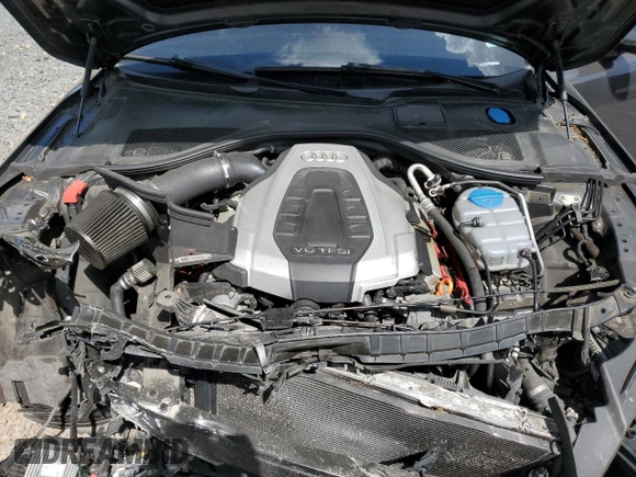 2016 Audi A7 Premium Plus with VIN WAUWGAFC3GN132225, listed as a Copart auction lot 56120595 with 160,404 mi miles and Salvage title. Bid and sale history available at DreamBid. Image 11.
