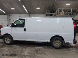2013 Chevrolet Express Cargo Van with VIN 1GCSGAFX5D1159918, listed as a IAAI auction lot 41998023 with 279,473 mi miles. Bid and sale history available at carsss.com. Image 14.