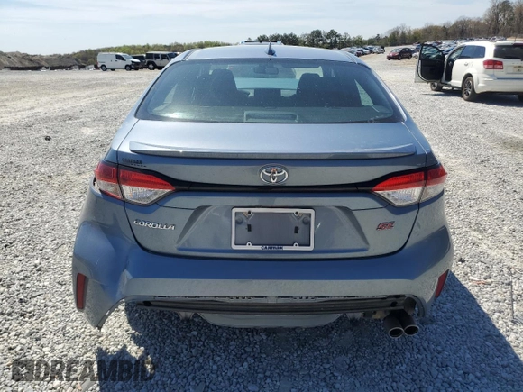2020 Toyota Corolla SE with VIN 5YFS4RCE2LP040065, listed as a Copart auction lot 50591115 with 55,033 mi miles and Salvage Title. Bid and sale history available at DreamBid. Image 6.