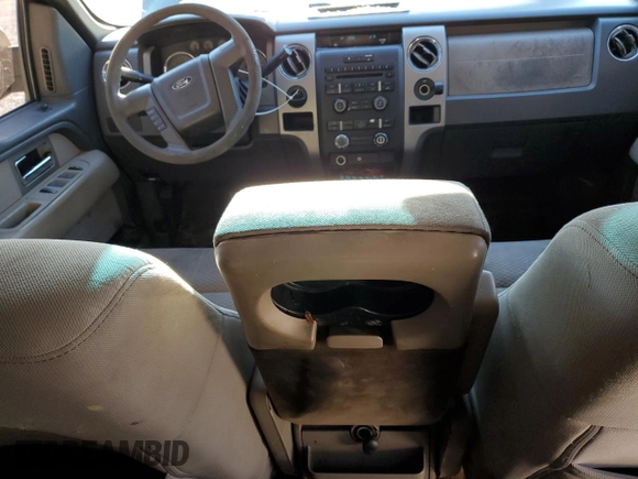 2010 Ford F-150 XL with VIN 1FTEW1C82AFC91191, listed as a Copart auction lot 88750805 with 253,255 mi miles and Salvage Title. Bid and sale history available at carsss.com. Image 8.