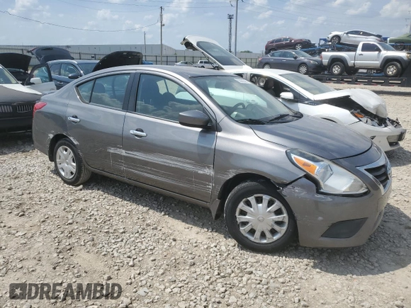 2016 Nissan Versa S Plus with VIN 3N1CN7AP5GL852539, listed as a Copart auction lot 62293585 with 119,106 mi miles and Salvage title. Bid and sale history available at DreamBid. Image 4.