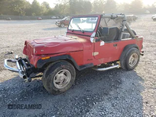 1990 Jeep Wrangler "S" with VIN 2J4FY19E9LJ539176, listed as a Copart auction lot 74684784 with 0 mi miles and Salvage Title. Bid and sale history available at carsss.com. Image 1.
