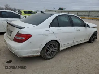 2013 Mercedes-Benz C 250 Sport with VIN WDDGF4HB5DA784854, listed as a Copart auction lot 43953325 with 83,617 mi miles and Salvage Title. Bid and sale history available at carsss.com. Image 3.
