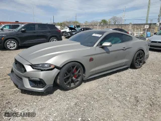 2019 Ford Mustang GT with VIN 1FA6P8CF0K5105475, listed as a Copart auction lot 49531935 with 62,742 mi miles and Salvage Title. Bid and sale history available at carsss.com. Image 1.