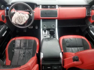 2020 Land Rover Range Rover Sport HST with VIN SALWS2RU3LA707803, listed as a Copart auction lot 44803305 with 0 mi miles and Salvage Title. Bid and sale history available at carsss.com. Image 8.