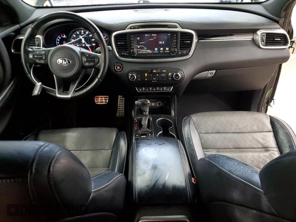2016 Kia Sorento SXL with VIN 5XYPK4A1XGG006030, listed as a Copart auction lot 84155474 with 130,408 mi miles and Salvage Title. Bid and sale history available at carsss.com. Image 8.