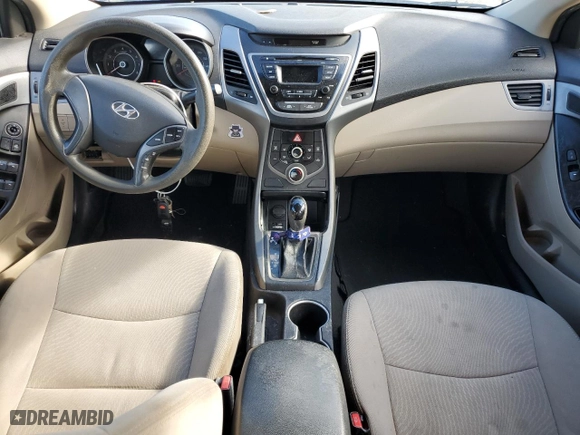 2014 Hyundai Elantra Limited with VIN 5NPDH4AE3EH475003, listed as a Copart auction lot 49153235 with 130,510 mi miles and Non Repairable. Bid and sale history available at carsss.com. Image 8.