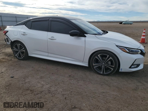 2023 Nissan Sentra SR with VIN 3N1AB8DV3PY303389, listed as a Copart auction lot 42978155 with 39,339 mi miles and Salvage Title. Bid and sale history available at carsss.com. Image 4.