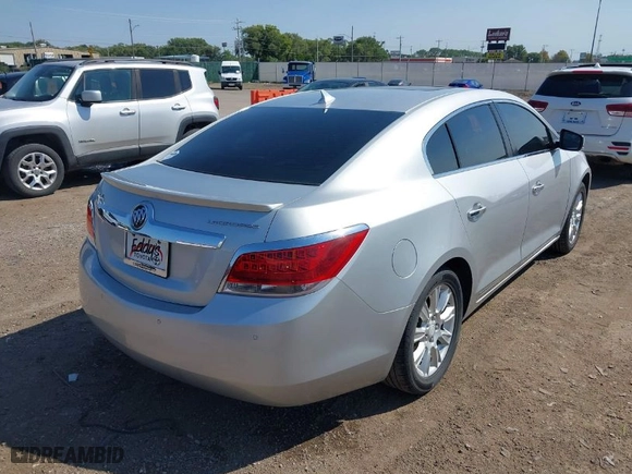 2012 Buick LaCrosse Premium 1 with VIN 1G4GD5ER2CF209759, listed as a IAAI auction lot 40274955 with 126,579 mi miles. Bid and sale history available at carsss.com. Image 4.