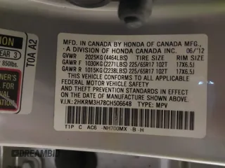 2012 Honda CR-V EX-L with VIN 2HKRM3H78CH506648, listed as a IAAI auction lot 41113961 with 154,502 mi miles. Bid and sale history available at carsss.com. Image 9.