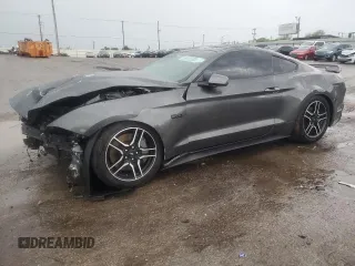 2020 Ford Mustang GT with VIN 1FA6P8CF8L5108836, listed as a Copart auction lot 54105385 with 30,913 mi miles and Salvage title. Bid and sale history available at DreamBid. Image 1.