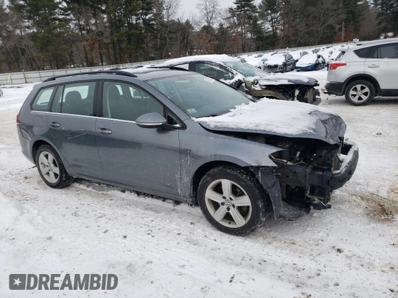 2015 Volkswagen Golf SportWagen TDI SEL with VIN 3VWCA7AU4FM515235, listed as a Copart auction lot 88264315 with 192,165 mi miles and Salvage Title. Bid and sale history available at carsss.com. Image 4.