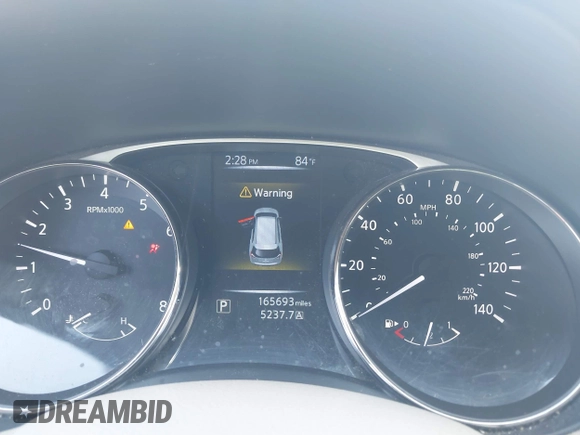 2015 Nissan Rogue S with VIN KNMAT2MV8FP529757, listed as a IAAI auction lot 42026705 with 165,693 mi miles. Bid and sale history available at carsss.com. Image 7.