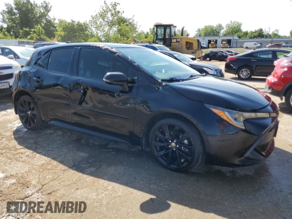 2021 Toyota Corolla Hatchback SE with VIN JTND4MBE9M3134382, listed as a Copart auction lot 57289134 with 62,465 mi miles and Salvage Title. Bid and sale history available at carsss.com. Image 4.