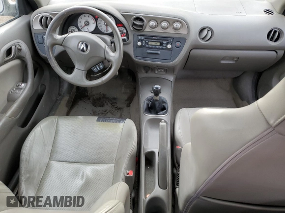2002 Acura RSX Manual with VIN JH4DC538X2C805852, listed as a Copart auction lot 48005065 with 353,884 mi miles and Salvage title. Bid and sale history available at DreamBid. Image 8.