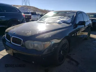 2004 BMW 7 Series 745i with VIN WBAGL63424DP68940, listed as a Copart auction lot 88738565 with 139,822 mi miles and Salvage Title. Bid and sale history available at DreamBid. Image 1.