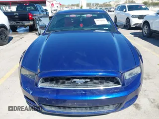 2014 Ford Mustang V6 with VIN 1ZVBP8AM8E5318735, listed as a IAAI auction lot 41848924 with 112,420 mi miles. Bid and sale history available at carsss.com. Image 12.