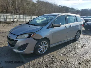 2012 Mazda Mazda5 Grand Touring with VIN JM1CW2DL5C0103267, listed as a Copart auction lot 43412095 with 0 mi miles and Salvage Title. Bid and sale history available at carsss.com. Image 1.