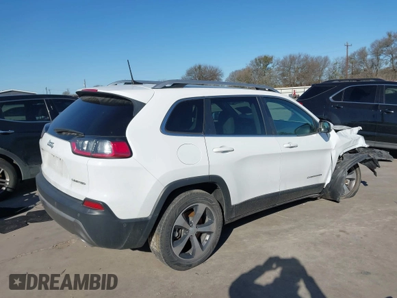2019 Jeep Cherokee Limited with VIN 1C4PJLDX2KD273103, listed as a IAAI auction lot 41724835 with 78,723 mi miles. Bid and sale history available at carsss.com. Image 4.