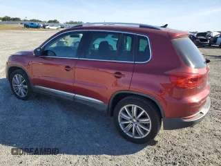 2013 Volkswagen Tiguan SE with VIN WVGBV7AX9DW012368, listed as a Copart auction lot 57244975 with 177,810 mi miles and Salvage title. Bid and sale history available at DreamBid. Image 2.