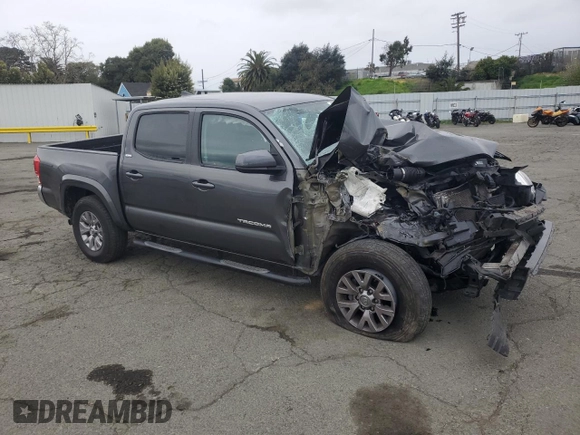 2017 Toyota Tacoma SR5 with VIN 3TMAZ5CNXHM046474, listed as a Copart auction lot 47811625 with 65,506 mi miles and Salvage Title. Bid and sale history available at DreamBid. Image 4.