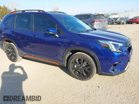 2024 Subaru Forester Sport with VIN JF2SKAGC8RH403121, listed as a IAAI auction lot 41666365 with 15,145 mi miles. Bid and sale history available at carsss.com. Image 1.