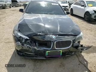 2011 BMW 5 Series 535i with VIN WBAFR7C5XBC608557, listed as a Copart auction lot 48142605 with 155,385 mi miles and Salvage Title. Bid and sale history available at carsss.com. Image 10.