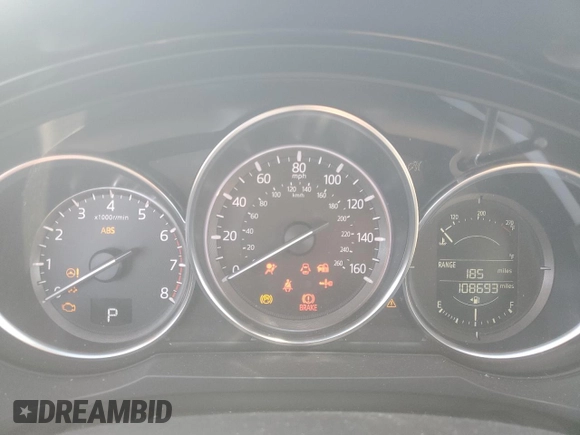 2017 Mazda CX-9 Sport with VIN JM3TCABY0H0135334, listed as a Copart auction lot 76350954 with 108,693 mi miles and Salvage Title. Bid and sale history available at DreamBid. Image 9.