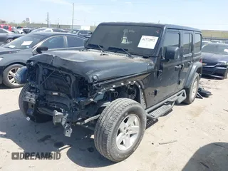 2022 Jeep Wrangler Unlimited Sport S with VIN 1C4HJXDG5NW180130, listed as a IAAI auction lot 41772922 with 47,625 mi miles. Bid and sale history available at carsss.com. Image 19.