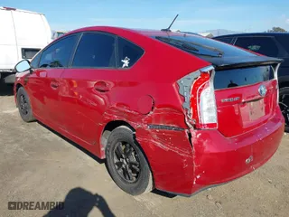 2013 Toyota Prius One with VIN JTDKN3DU8D5546031, listed as a IAAI auction lot 41549835 with 176,874 mi miles. Bid and sale history available at carsss.com. Image 3.