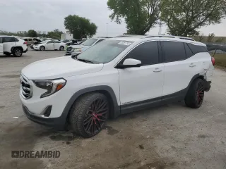 2019 GMC Terrain SLT z VIN 3GKALPEV2KL183033, wystawiony jako Copart lot #45851755 z przebiegiem 117 956 mil mil oraz Nie do naprawy • Non repairable. Historia ofert i sprzedaży dostępna na DreamBid. Obrazek 1.
