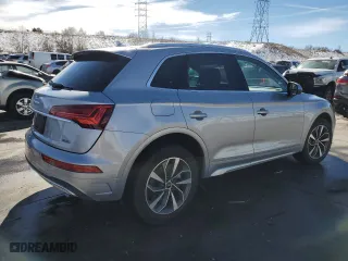 2021 Audi Q5 Premium with VIN WA1AAAFY0M2043357, listed as a Copart auction lot 46441855 with 54,039 mi miles and Salvage Title. Bid and sale history available at carsss.com. Image 3.