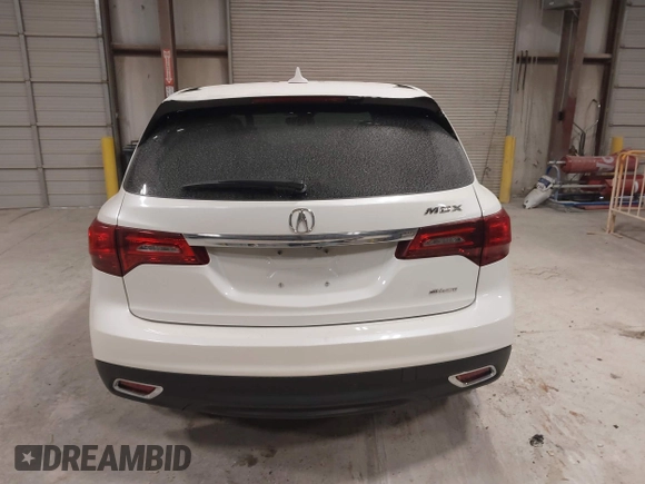 2014 Acura MDX Tech Pkg with VIN 5FRYD4H43EB042952, listed as a IAAI auction lot 41394833 with 85,329 mi miles. Bid and sale history available at carsss.com. Image 16.