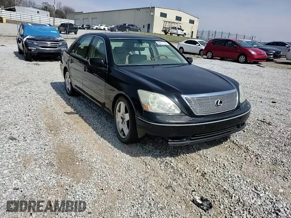 2005 Lexus LS 430 with VIN JTHBN36F755027678, listed as a Copart auction lot 48911105 with 222,379 mi miles and Salvage Title. Bid and sale history available at carsss.com. Image 11.
