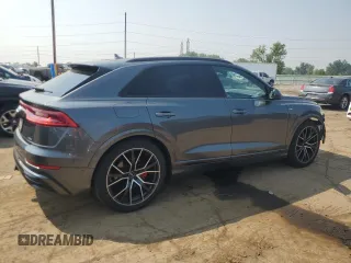 2020 Audi Q8 Prestige with VIN WA1FVAF18LD022451, listed as a Copart auction lot 64125825 with 33,237 mi miles and Clean title. Bid and sale history available at DreamBid. Image 3.